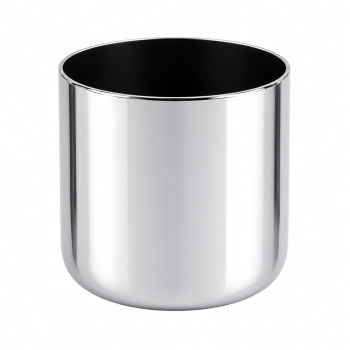 Short E27 lamp holder in chrome finish Ø42 × 37 mm