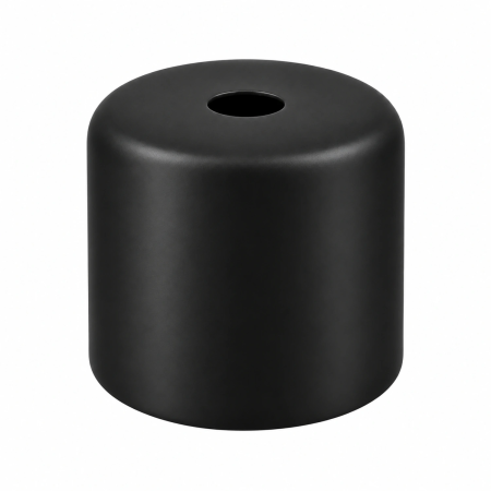 Short E27 lampshade holder Ø42 × 37 mm in three finishes