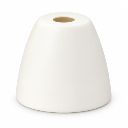 E27 conical lampshade in off-white Ø44 × 40 mm