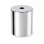 Complete E27 aluminum lampshade Ø52 × 60 mm with four finishes