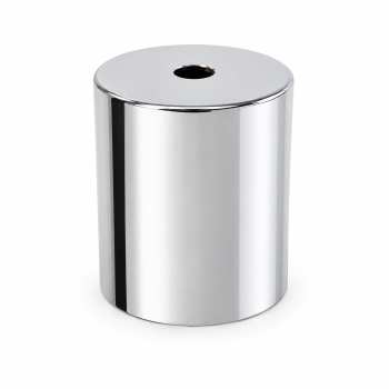 Complete E27 aluminum lampshade Ø52 × 60 mm with four finishes