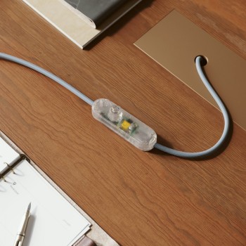 Universal dimmer with rotary control for LED and incandescent table lamps