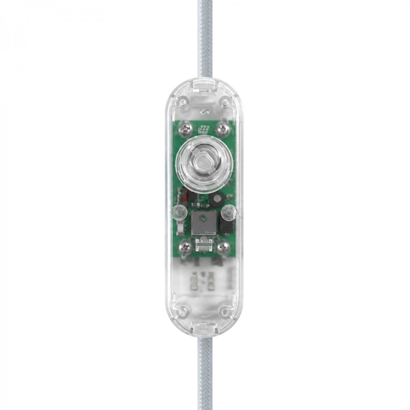 Universal dimmer with rotary control for LED and incandescent table lamps