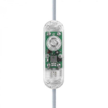 Universal dimmer with rotary control for LED and incandescent table lamps