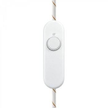 Universal dimmer with rotary control for LED and incandescent table lamps