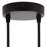 White metal support 120mm diameter and two outlets