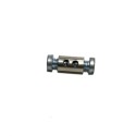 Double prisoner for use with steel cable for lamps