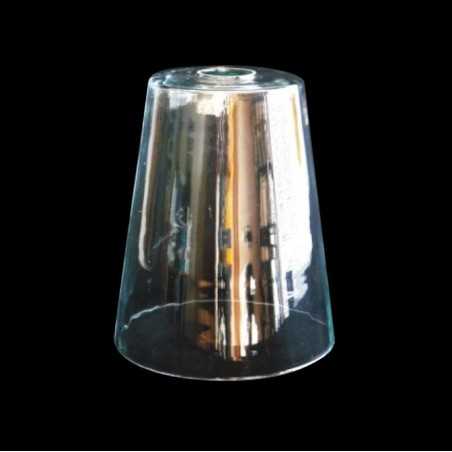 Clear glass screen 230mm high x 210mm diameter