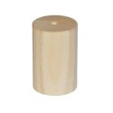 Smooth natural wood lamp holder cover for E27 type sockets