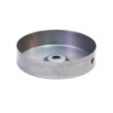 Metal brass foot for lamps, 185mm lateral diameter