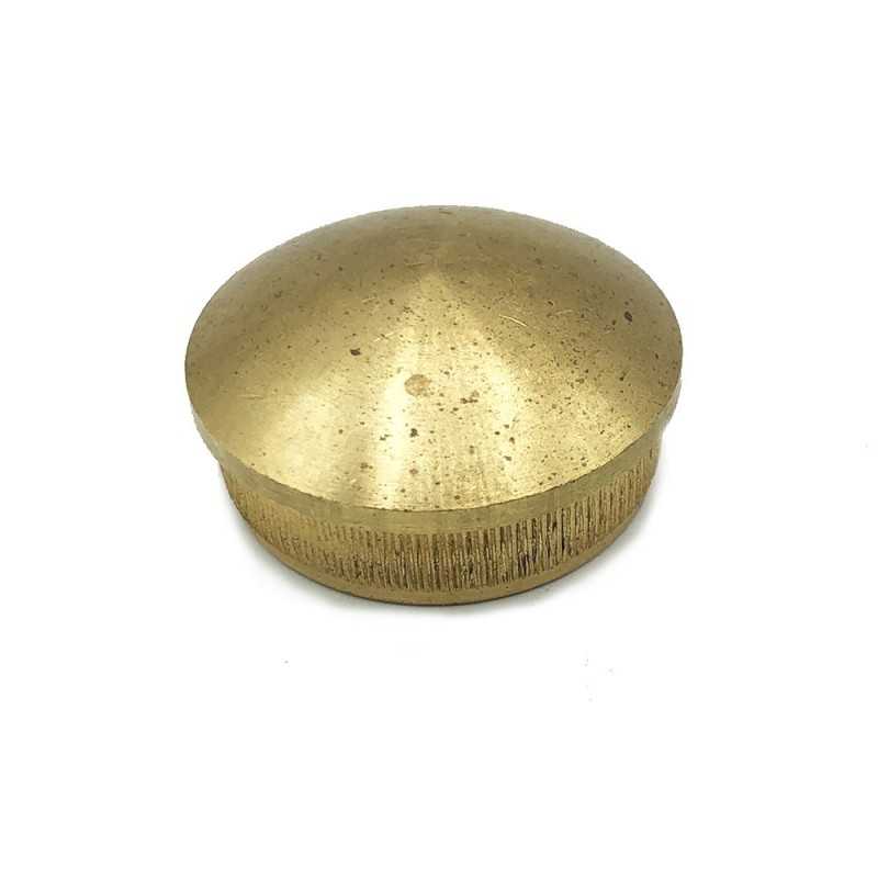 Brass end cap for interior of 25mm diameter tubes