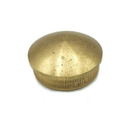 Brass end cap for interior of 25mm diameter tubes