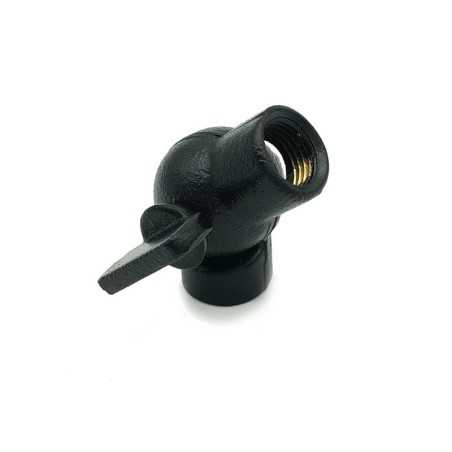 Black metal lamp finial 30mm tall 10/100