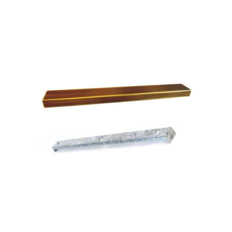 Old gold metal support 1000mm long x 35mm wide