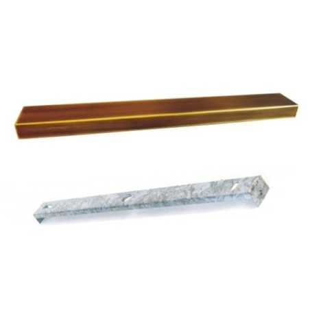 Old gold metal support 1000mm long x 35mm wide