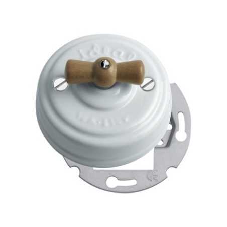 Porcelain mechanism for recessed installation and light wood loop