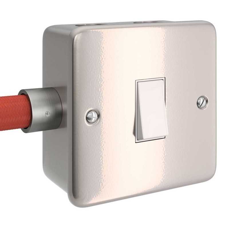Single wall switch for decorative flexible tube