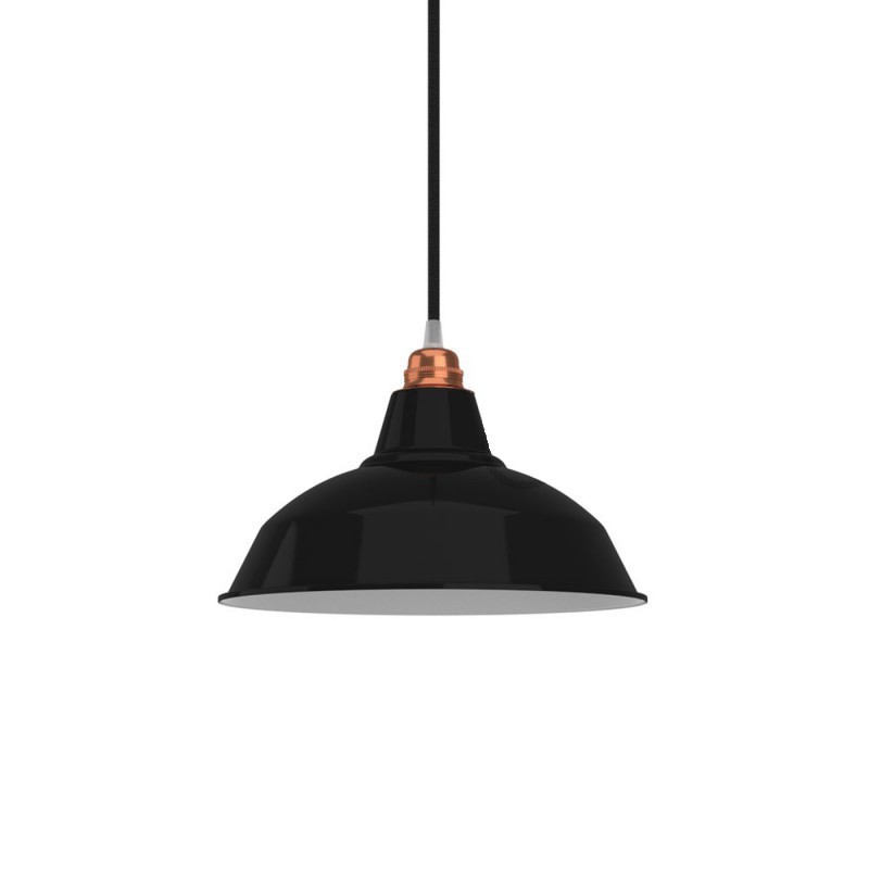 Black industrial style hanging screen 300mm x 150mm