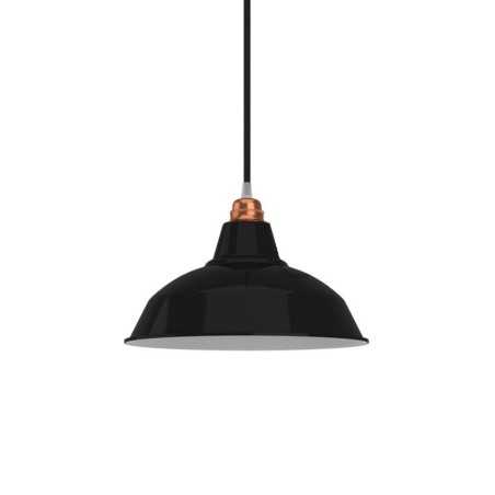 Black industrial style hanging screen 300mm x 150mm