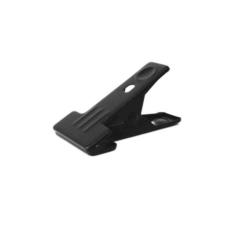 Black forceps for holding a flexo or lamp