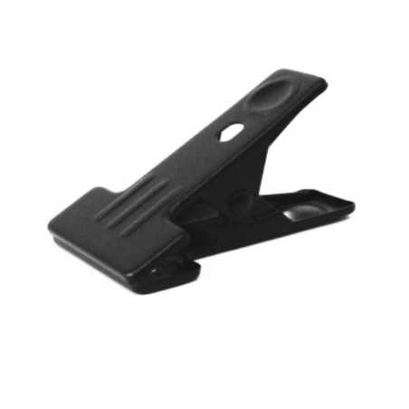 Black forceps for holding a flexo or lamp