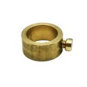 Brass-plated metal prisoner with screw for 10mm tube