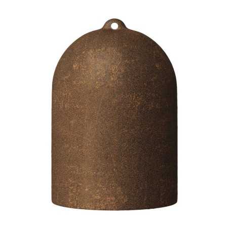 Ceramic screen for hanging lamps with rust effect.