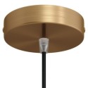 Satin metal ceiling support 120mm diameter