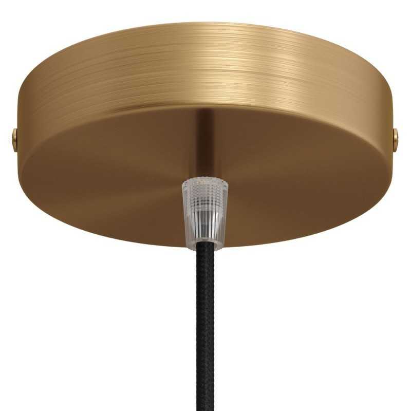 Satin metal ceiling support 120mm diameter