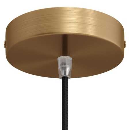 Satin metal ceiling support 120mm diameter