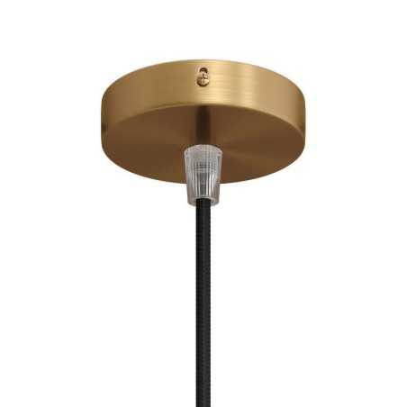 Satin metal ceiling support 83mm diameter