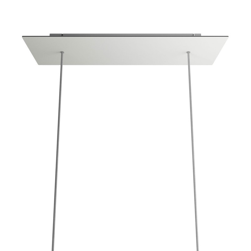 Metal support, white color, 675mm long x 225mm wide