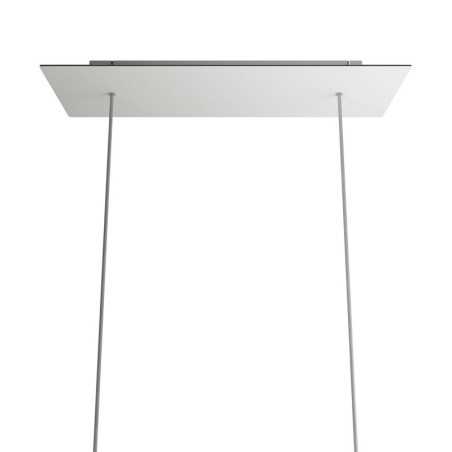 Metal support, white color, 675mm long x 225mm wide