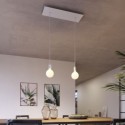 Metal support, white color, 675mm long x 225mm wide