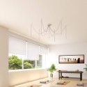 Metal support in mustard color, 200mm with 7 holes.
