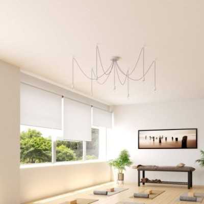 Metal support in mustard color, 200mm with 7 holes.