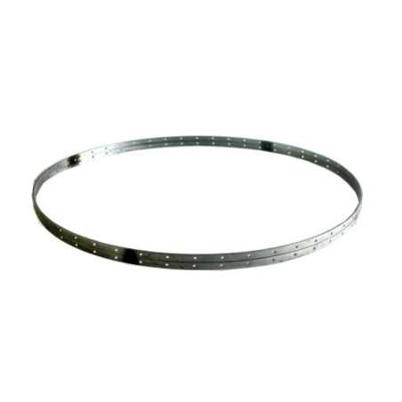 A 300mm raw iron frame with 100 holes.