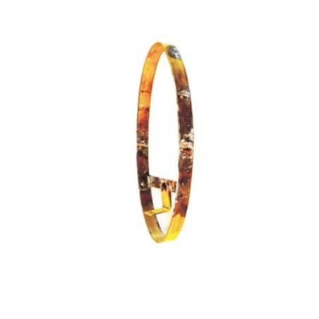 Oval brass frame for wall light 260mm x 95mm