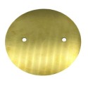 Brass disc 355mm diameter x 1mm 2 holes