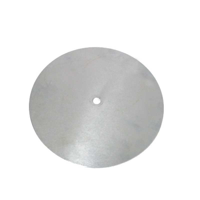 Raw iron discs with a thickness of 1mm and a 10mm hole.