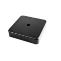 Black metal support, 90mm long x 90mm wide