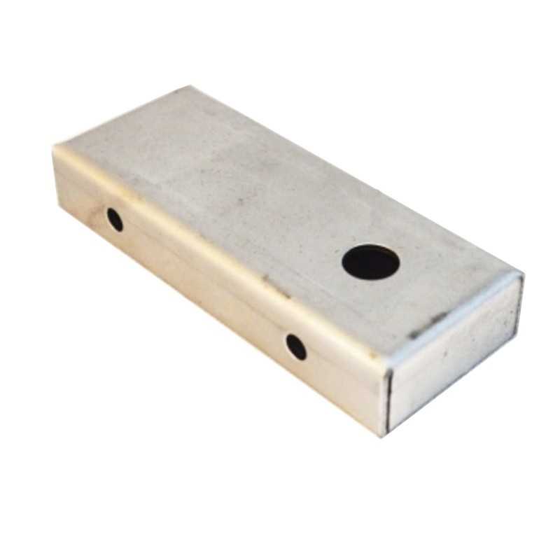 Wall support for raw iron wall lamp 90mm x 36mm