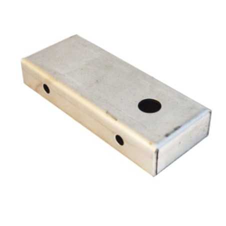 Wall support for raw iron wall lamp 90mm x 36mm