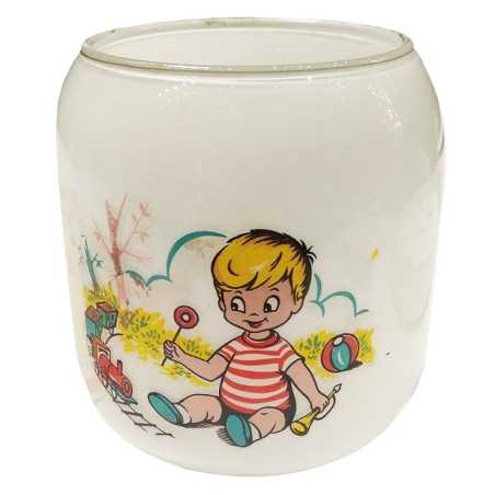 Authentic 1960s tulip 85mm x 80mm diameter and 43mm mouth