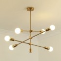 Brass distributor with 6 outlets, 24mm high x 22mm in diameter.