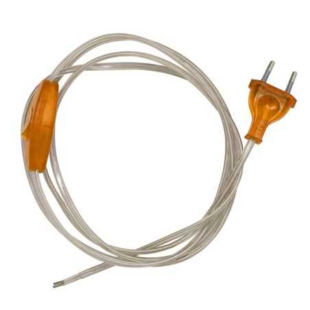Plastic connection 170cm with orange switch and plug.