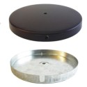 Black lamp base 140mm x 20mm