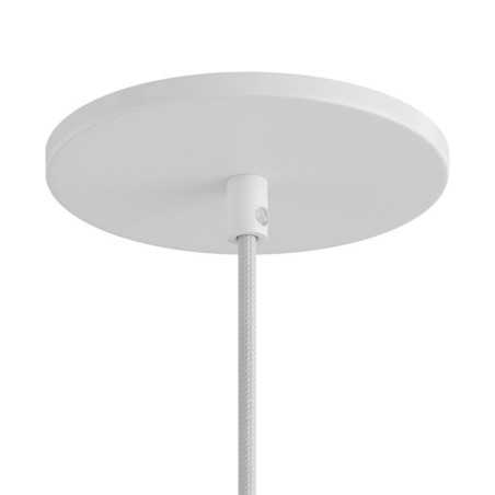 White metal support 126mm diameter for false ceilings