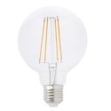 Vintage LED bulb globe 125mm 4W 460Lm transparent