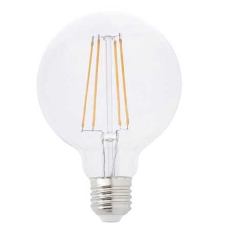 Vintage LED bulb globe 125mm 4W 460Lm transparent